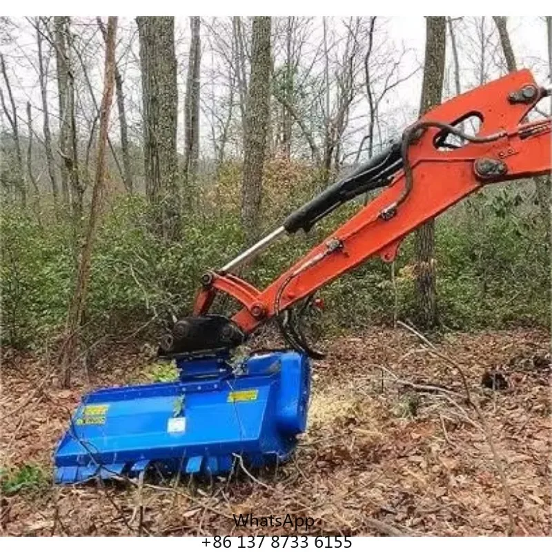 Excavator Mowers From 1.5 To 10 Tons With Flail Lawn Mower