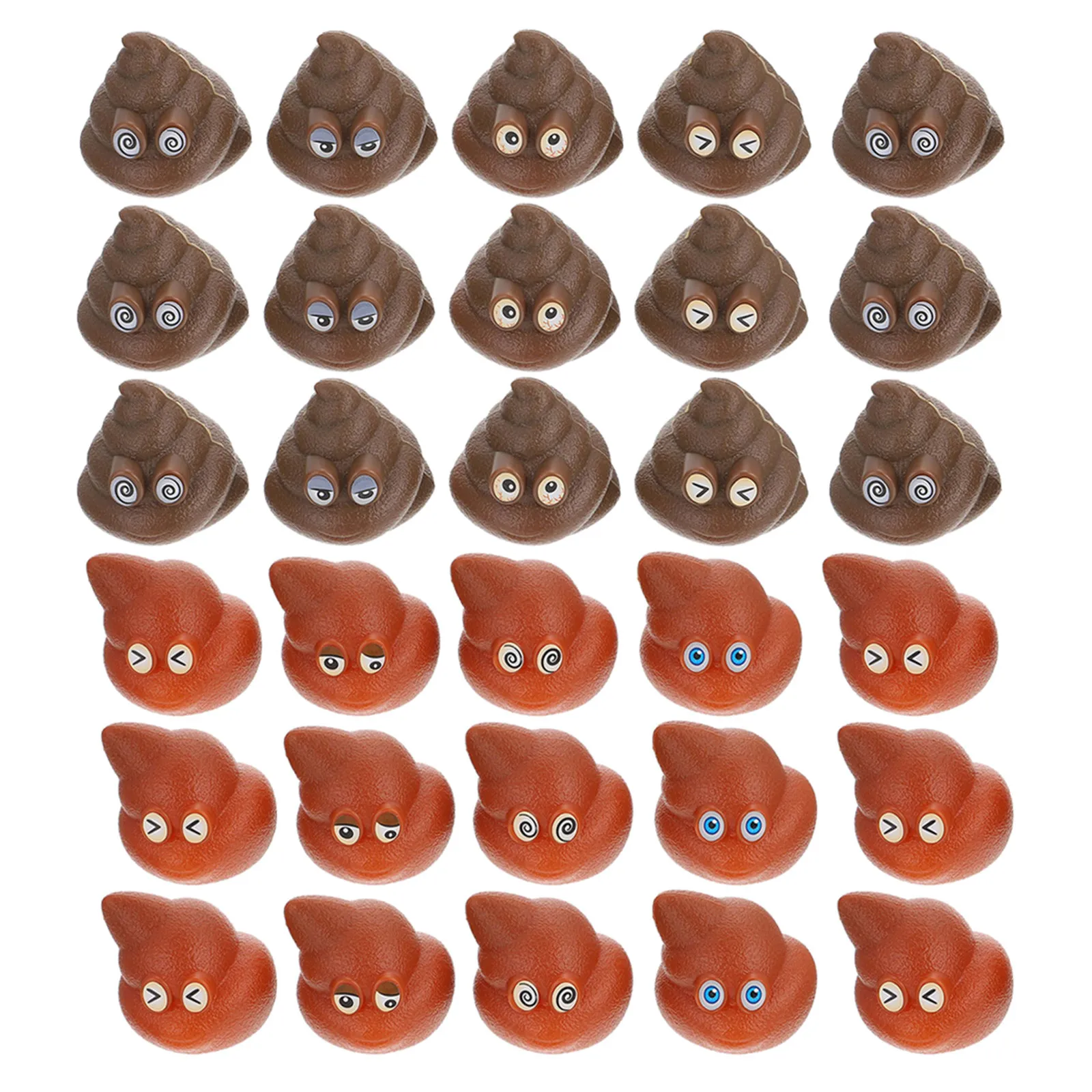 

60 шт. реалистичных фальшивых какашек для вечеринок, розыгрышей, игр и веселья дома, в ванной, на кухне, у бассейна, детские игрушки для бросаний