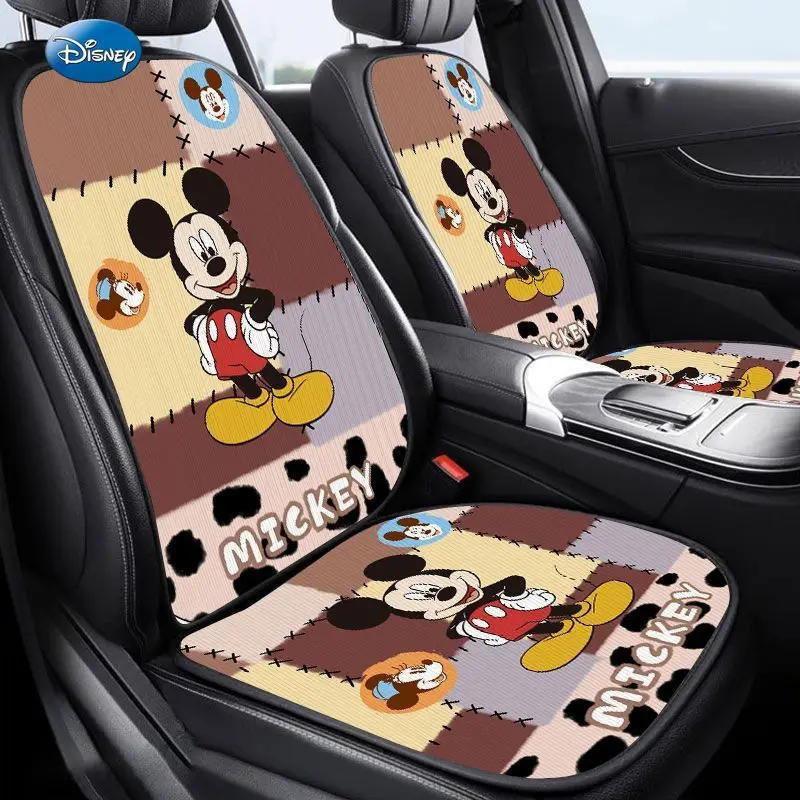 

New cartoon cute Disney Mickey Mouse car seat cushion four seasons GM interior decoration dirt-resistant wear-resistant