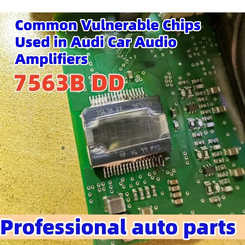 5PCS/LOT 7563B DD TDA7563B DD 7563BDD is suitable for commonly used vulnerable chips in Audi car audio amplifiers