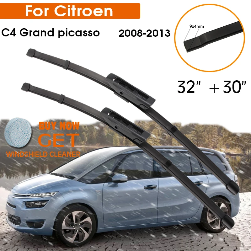 Car Wiper For Citroen C4 Grand picasso 2008-2013 Windshield Rubber Silicon Refill Front Window Wiper 32\