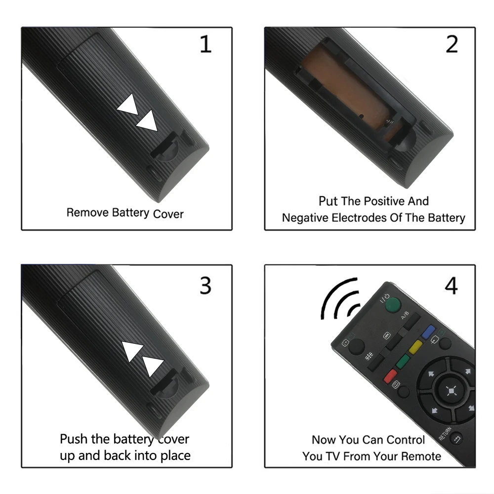 Universal Replacement RM-ED009 with Sony Bravia LCD TV RM-L1275 RM-EA002 RM-881 RM-ED032