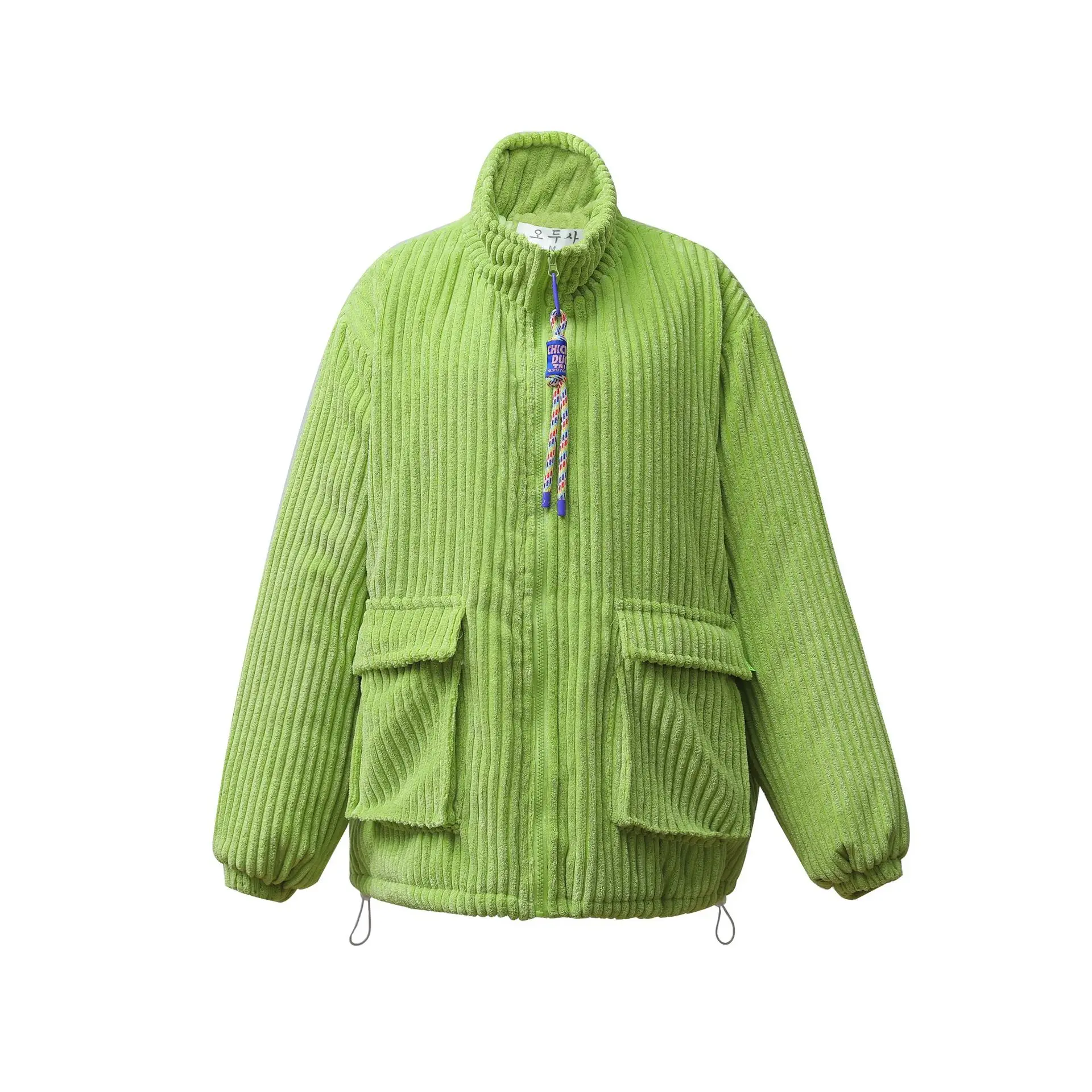 2023 Autumn and Winter New Down Cotton Jacket Women's Thick Loose Workwear Corduroy Cotton Jacket