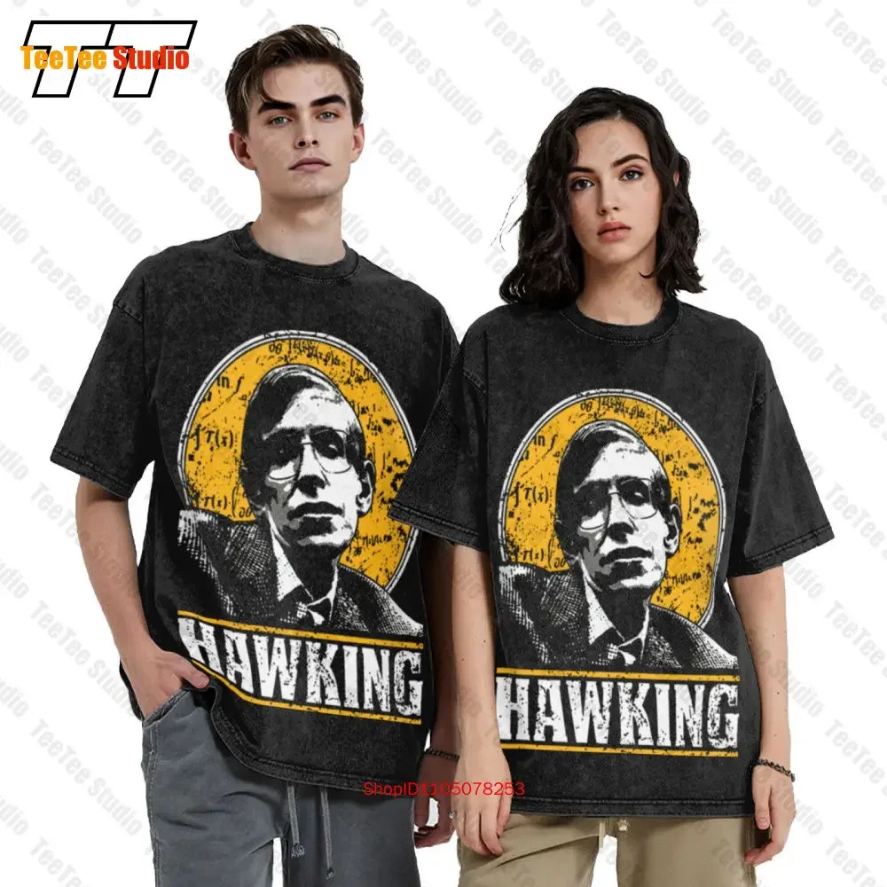 Stephen Hawking Theoretical Physics Tribute Vintage Oversized T-Shirt 0WME