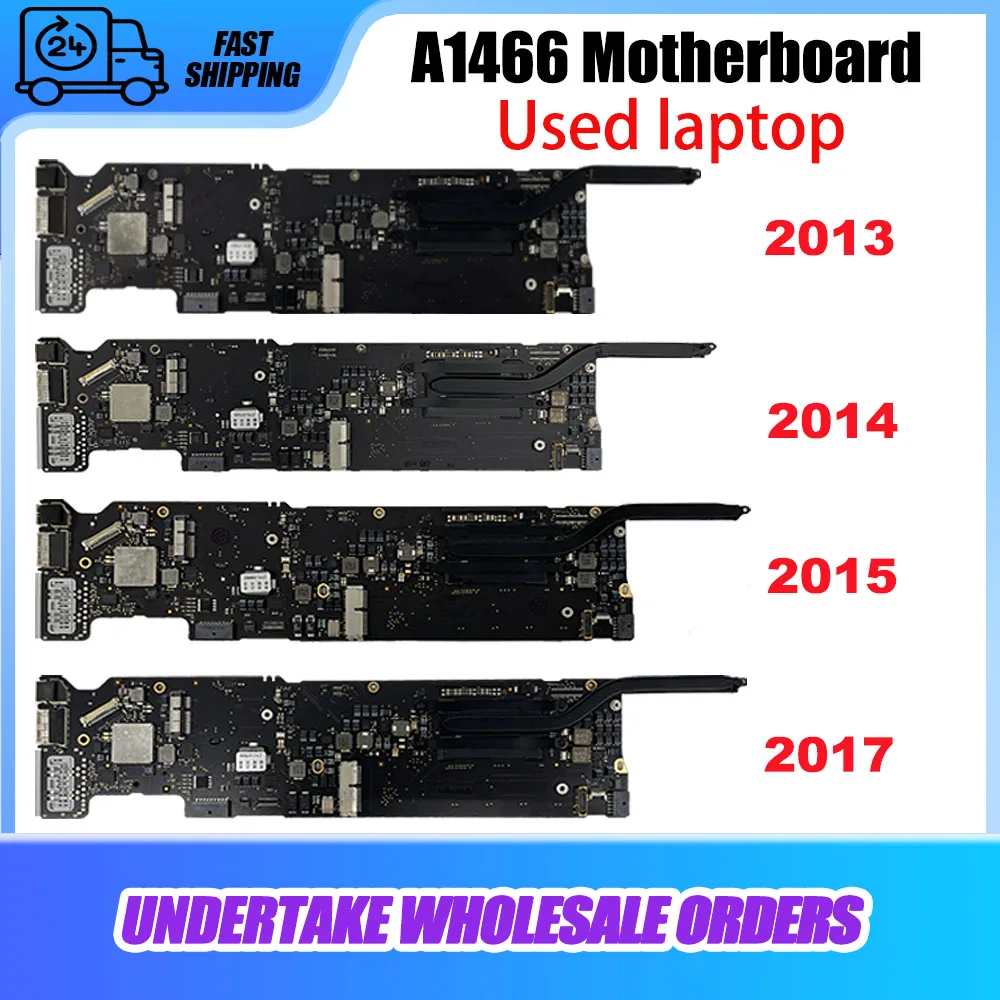Placa base original A1466 para MacBook Air de 13 pulgadas, placa lógica A1466 i5 i7 4GB 8GB, años 2013 2015 2017, placas base de repuesto