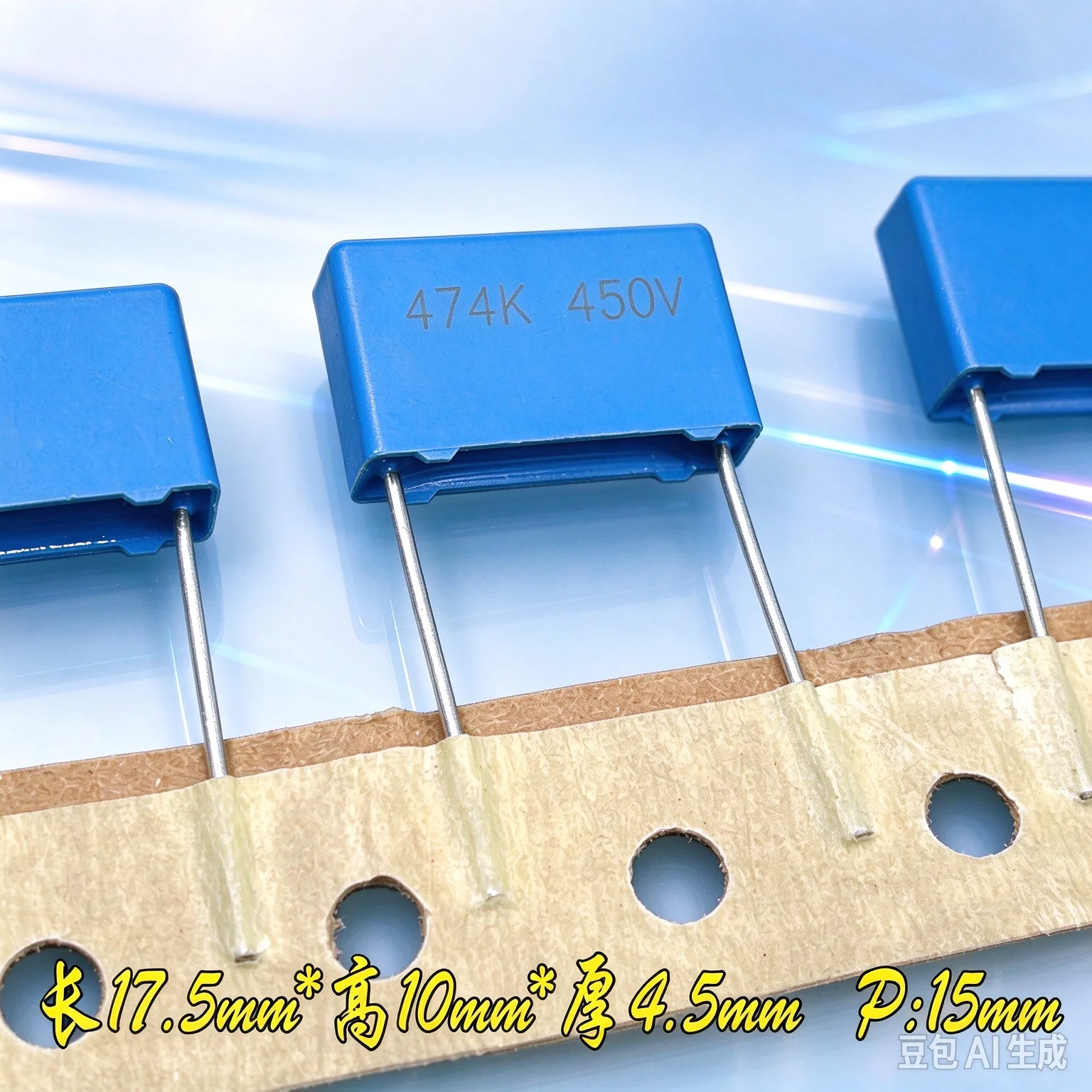 For SUNG HO MKP BMPP 474 0.47uf 470nf 450v 400v Copper Pin Safety Capacitor  100pcs