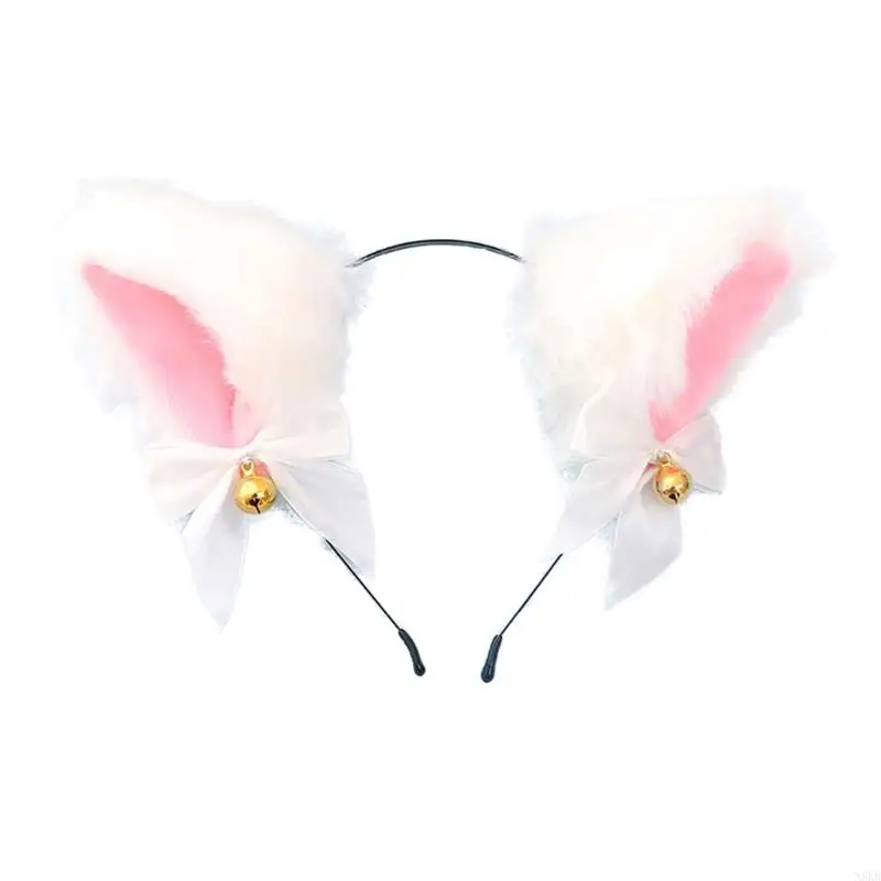 N5KB Ears Hoofdband en Paw Handschoenen voor kinderjongeren Halloween -feest voor kinderen