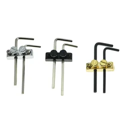 1set Guitar Headstock Mounted Allen Key Wrench Holder Tools For Floyd Rose Tremolo Guitar Bass With Mounting Screws Repair Part