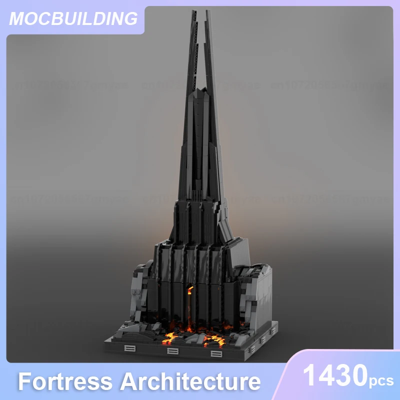 Fortress Architecture Model MOC Building Blocks DIY Assemble Bricks Educational Creative Collect Display Toys Xmas Gifts 1430PCS