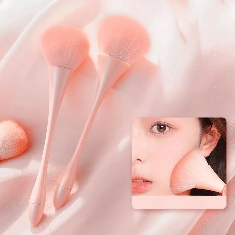 

1PC Nail Powder Blush Brush Soft Hair Oversized Loose Powder Blushes Large Cosmetic Face Contour Brush Makeup Beauty Tools