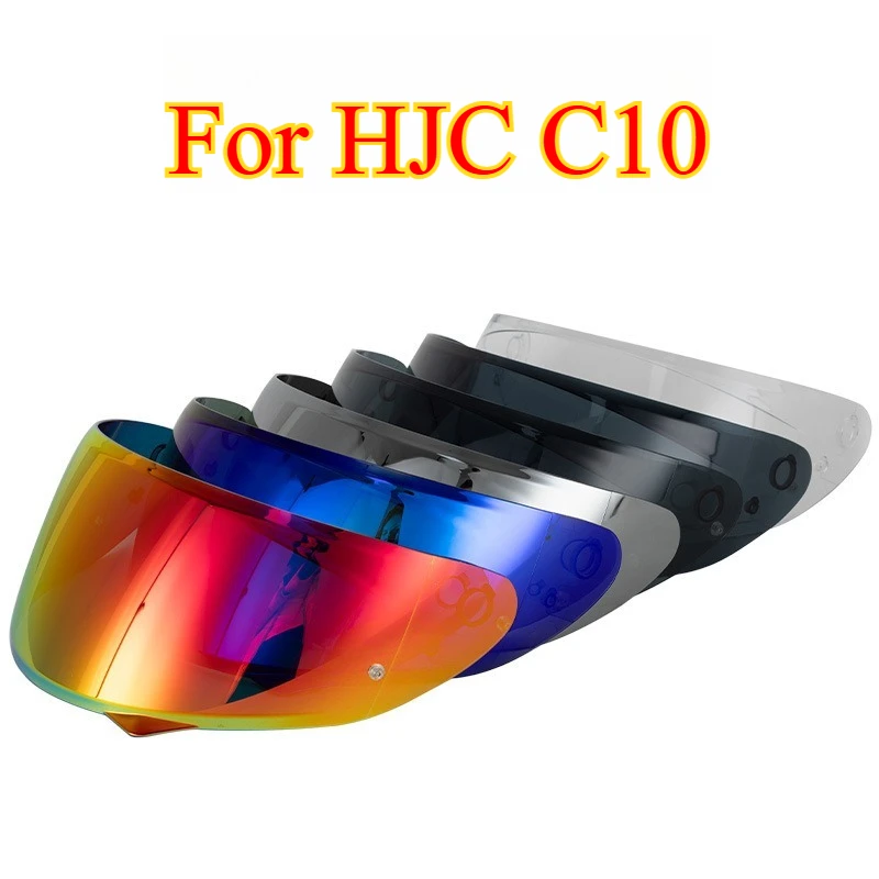 Козырек для мотоциклетного шлема для HJC C10, анти-УФ-пылезащитные линзы для шлема, аксессуары для шлема, солнцезащитные очки Козырек для мотоциклетного шлема для HJC C10, анти-УФ-пылезащитные линзы для шлема, аксессуары для шлема, солнцезащитные очки