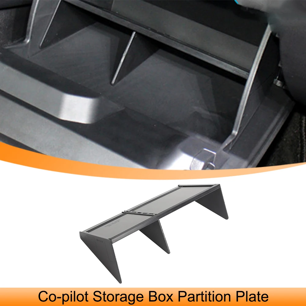 

Car Co-pilot Storage Box Organizer Divider Partition Plate for Jeep Renegade 2016-2022 2023 Auto Interior Accessories Moulding