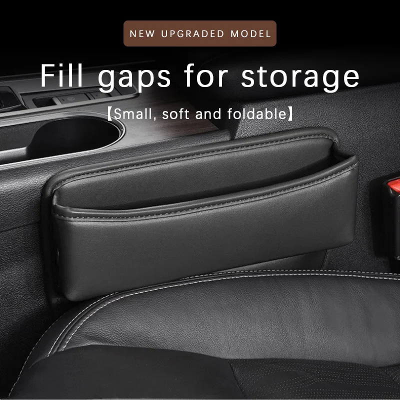 Car Seat Gap Slot Storage Box Bag Car Interior Storage Pocket Leather Car Accessories For Lexus UX 200 UX250H UX300h UX300e