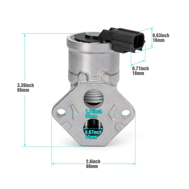 

Advanced ZM01-20-660 BY2Y-20-660 Idle Air Control Valve For Mazda 323 5 Protege 1.6L 97-06.
