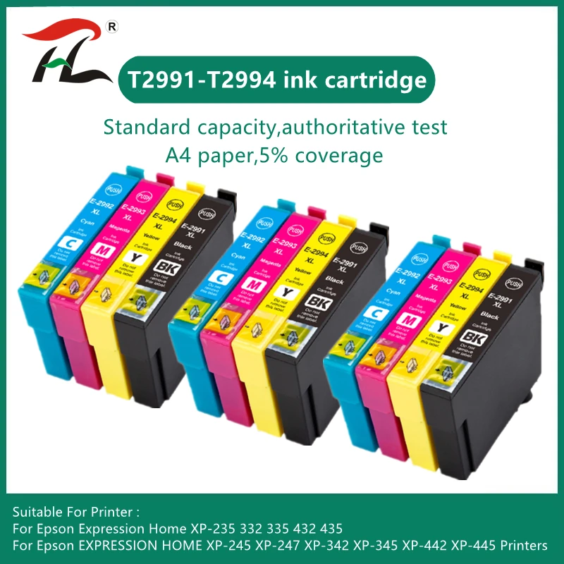 HTL Compatible 29XL T2991 ink cartridge for EPSON XP-255 XP-257 XP-352 XP-355 XP-452 XP-455 XP 255 257 352 355 452 455 Printer