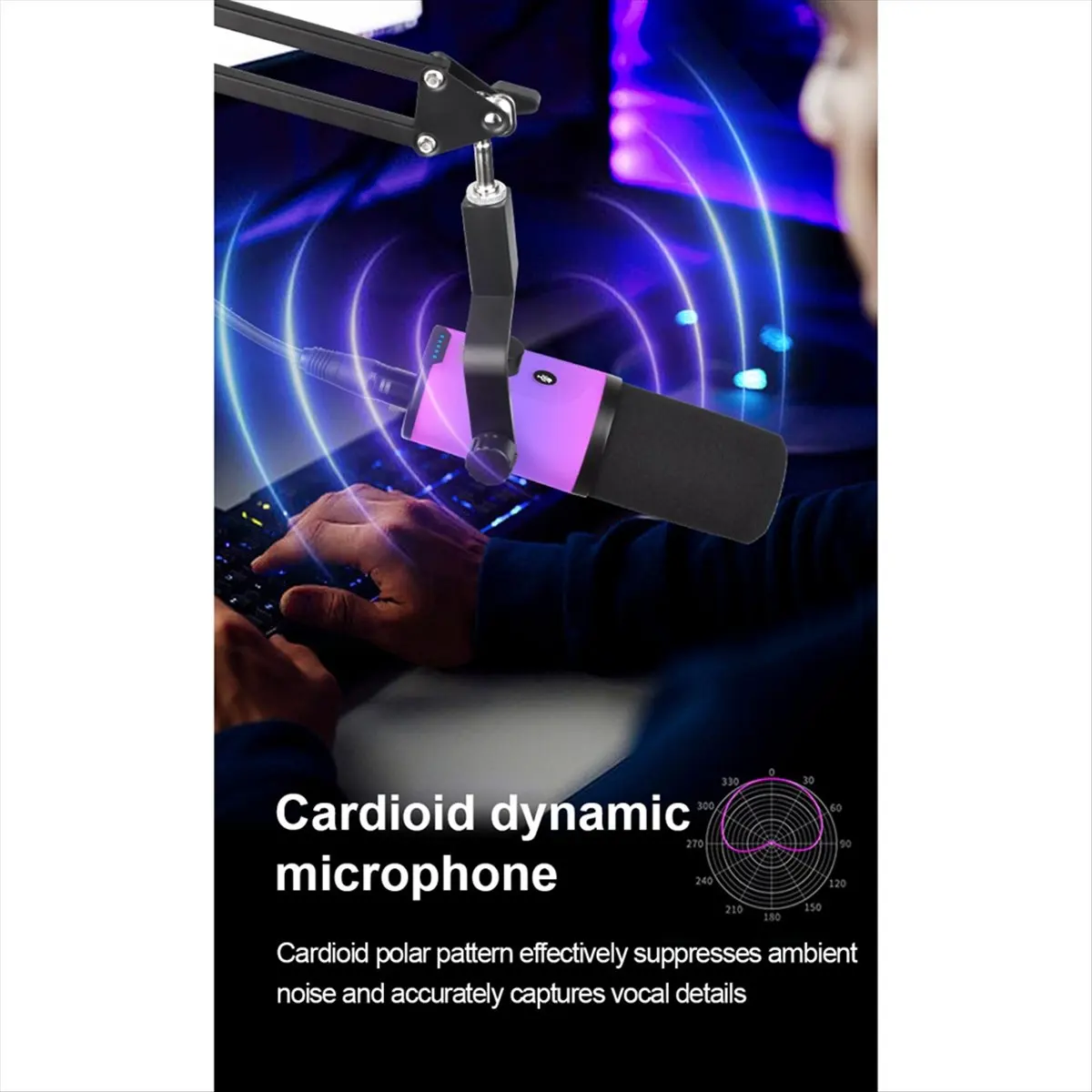 a26m-xlr-usb-gaming-microphone-kit-with-headphone-jack-rgb-arm-stand-dynamic-microphone-for-podcasting-recording-gaming-live