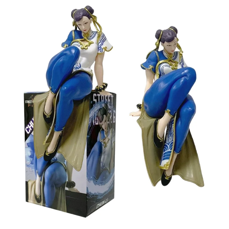 In Stock Game Street Fighter 6 PM Chokonose Figure 14CM Chun-Li 14cm Anime Collections Model Toy Figures Gift