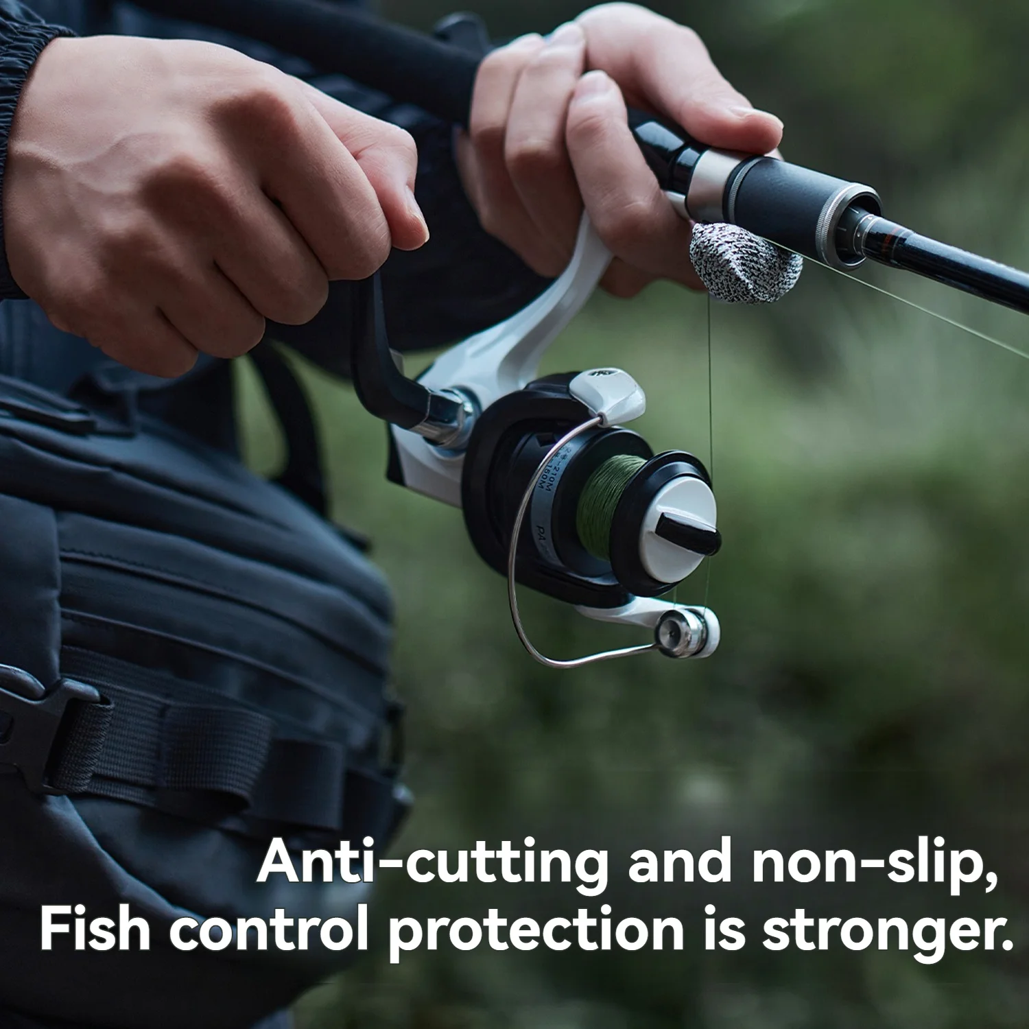 1 قطعة في الهواء الطلق إغراء الصيد قطع مقاومة المضادة للانزلاق أصابع قفازات متعددة الأغراض دائم معدات صيد الأسماك قفازات Hppe معدات صيد الأسماك