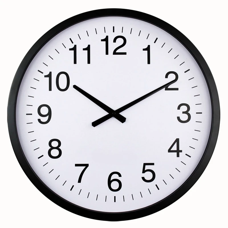 

20 inches, metal round, wall clock, modern atmosphere, household, quartz clock, simple