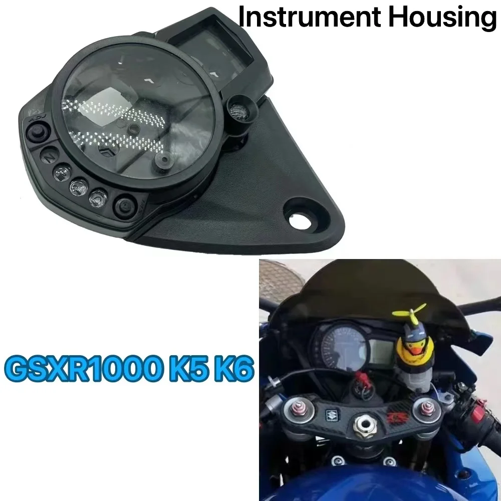 Motorcycle Speedometer Tachometer Gauge Cluster Housing Cover for Suzuki GSX-R1000 GSXR1000 2005 2006 K5 K6 Shell Dashboard