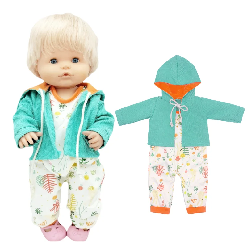 For 38cm Nenuco Baby Doll Clothes Jacket Shirt and Pants Fit 40cm Ropa Y Su Hermanita Doll Clothes