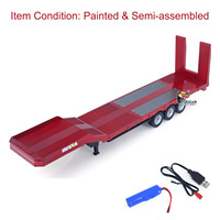 New Toys Huina 1502 RC Trailer 1/18 Platform semi trailer for 1:18 770s RC Tractor Truck Remote Control Cars Vehicle Hobby Model