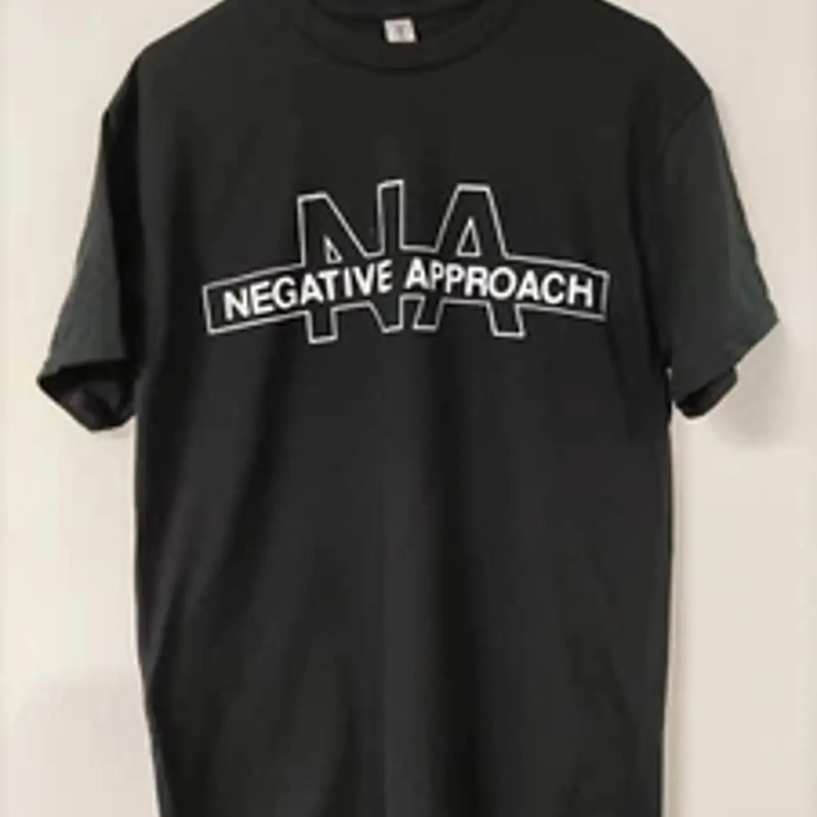 Negative Approach T Shirt punk hardcore  vintage Washed fashion Unisex Stretched homme Stylish Versatile Soft
