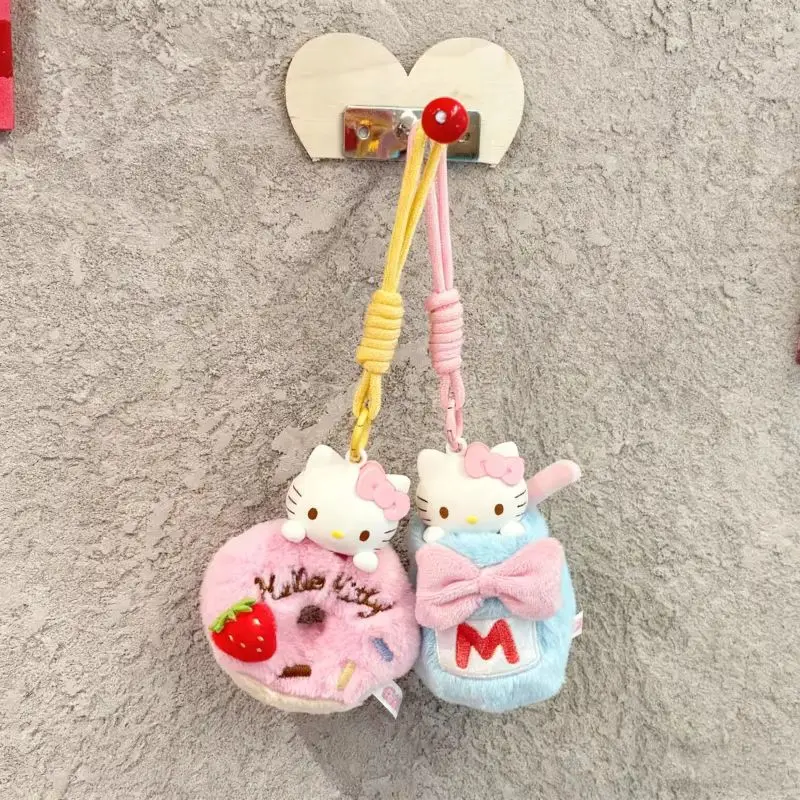 Hello Kitty послеобеденный чай, плюшевая подвеска для ароматерапии, слепая коробка, милый мультяшный волосатый изысканный орнамент, сюрприз, загадочная коробка, подарок