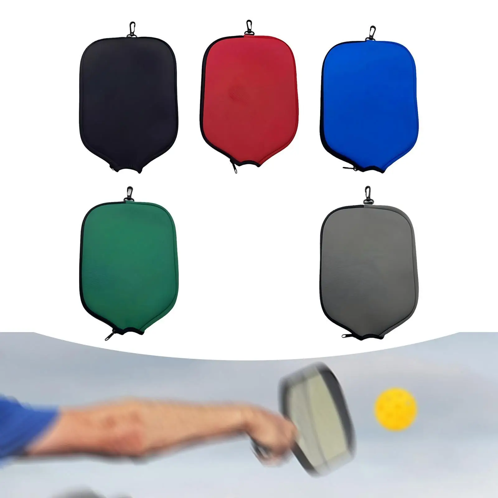 

Чехол для ракетки Pickleball, чехол для ракетки, аксессуары на молнии, подарочный держатель, портативный чехол для сумки Pickleball