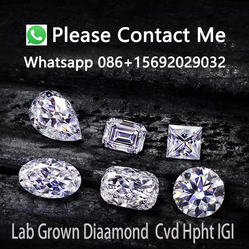 AEAW Custom Jewelry CVD HPHT White Yellow Blue Pink Lab Grown Diamond Jewelry for Women Engagement Wedding Ring