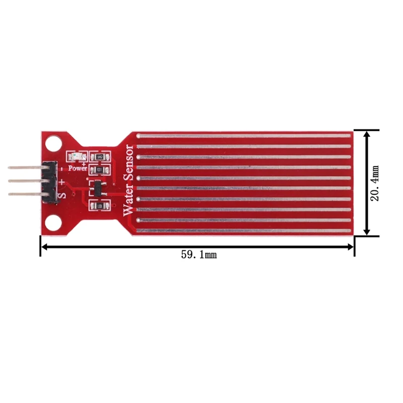 DC 3V-5V Modulo sensore livello acqua piovana Rilevamento altezza profondità superficiale liquido per Arduino fai da te compatibile con UNO MEGA 2560