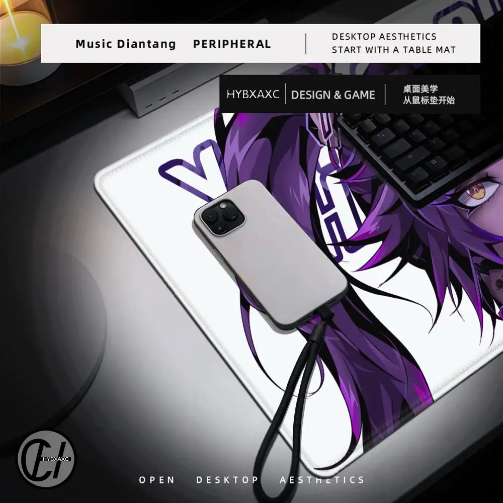 Bleach Yoruichi Fashion Big Mouse Pad Large Anime Desk Mat Luxury Desktop Cartoon Gaming Gamer Keyboard Office Computer Cushion