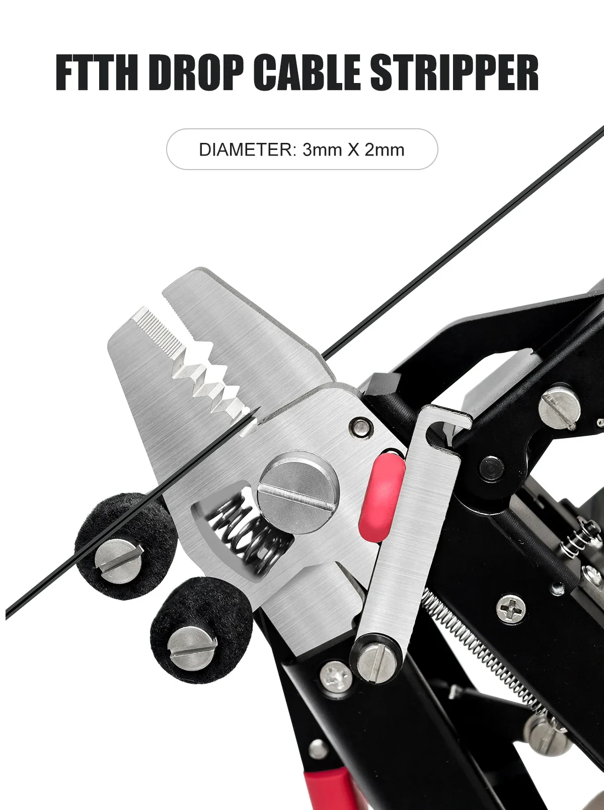 

1 шт. новый сигнальный пожарный MC-16 многофункциональный инструмент для зачистки оптического волокна FTTH Высокое качество одношаговый скалыватель оптического волокна