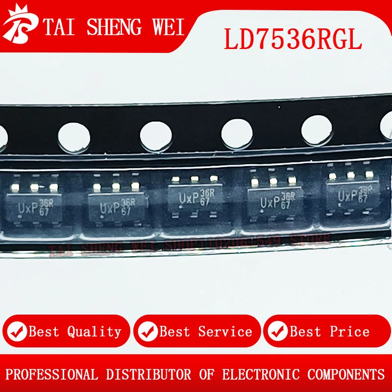 20pcs LD7536RGL 36R LD7536RG LD7536R LD7536  SOT23-6 Chipset IC New Original