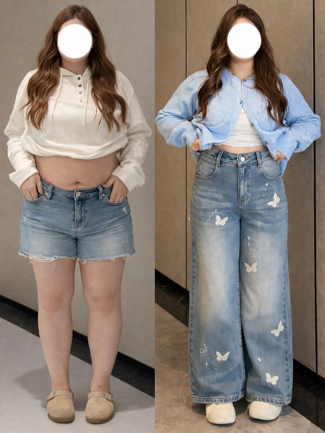 

Женские джинсы с широкими штанинами и ретро-принтом, весна-лето, новинка, большие размеры, утягивающие, для фигуры типа «груша», с высокой талией, повседневные, удобные