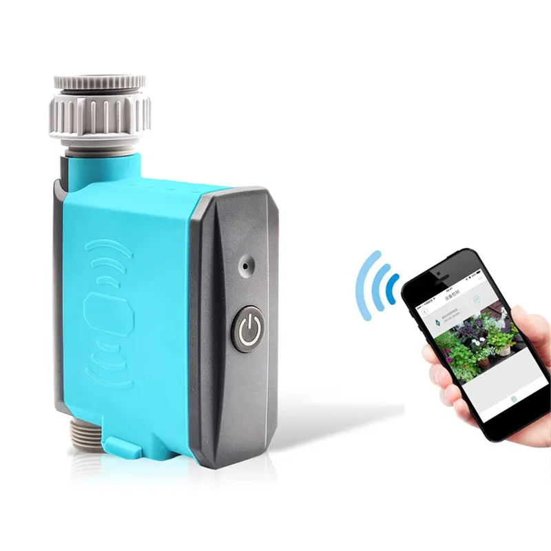 

AT05-Smart Wifi Water Timer For Garden Irrigation, Remote Control Via Mobile App, Ideal For Home Gardening And Lawn Care