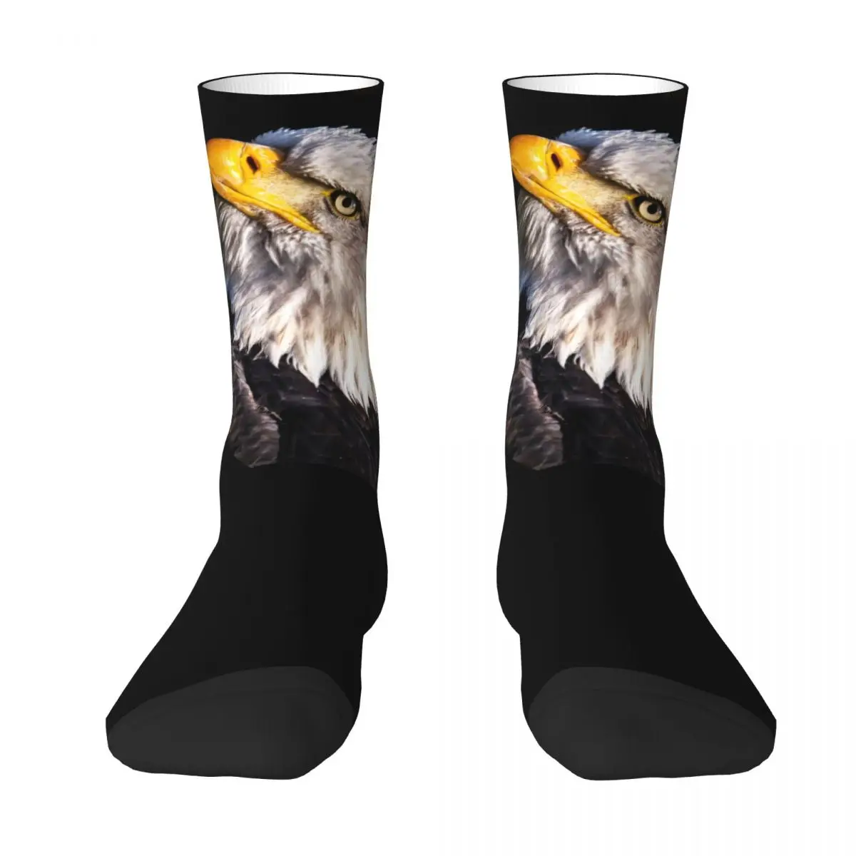 Bald Eagle Socks Majestic USA Eagle Spirit Kawaii Stockings Winter Anti Sweat Girls Socks Comfortable Design Running Socks