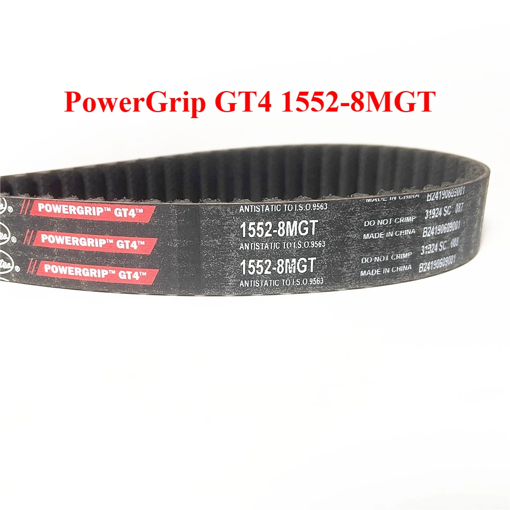 PowerGrip GT4 1552-8MGT Arc Teeth Timing Belt 3D Printer CNC Machine Textile Machine Fan Drive Belt Replacement for GT3/GT2