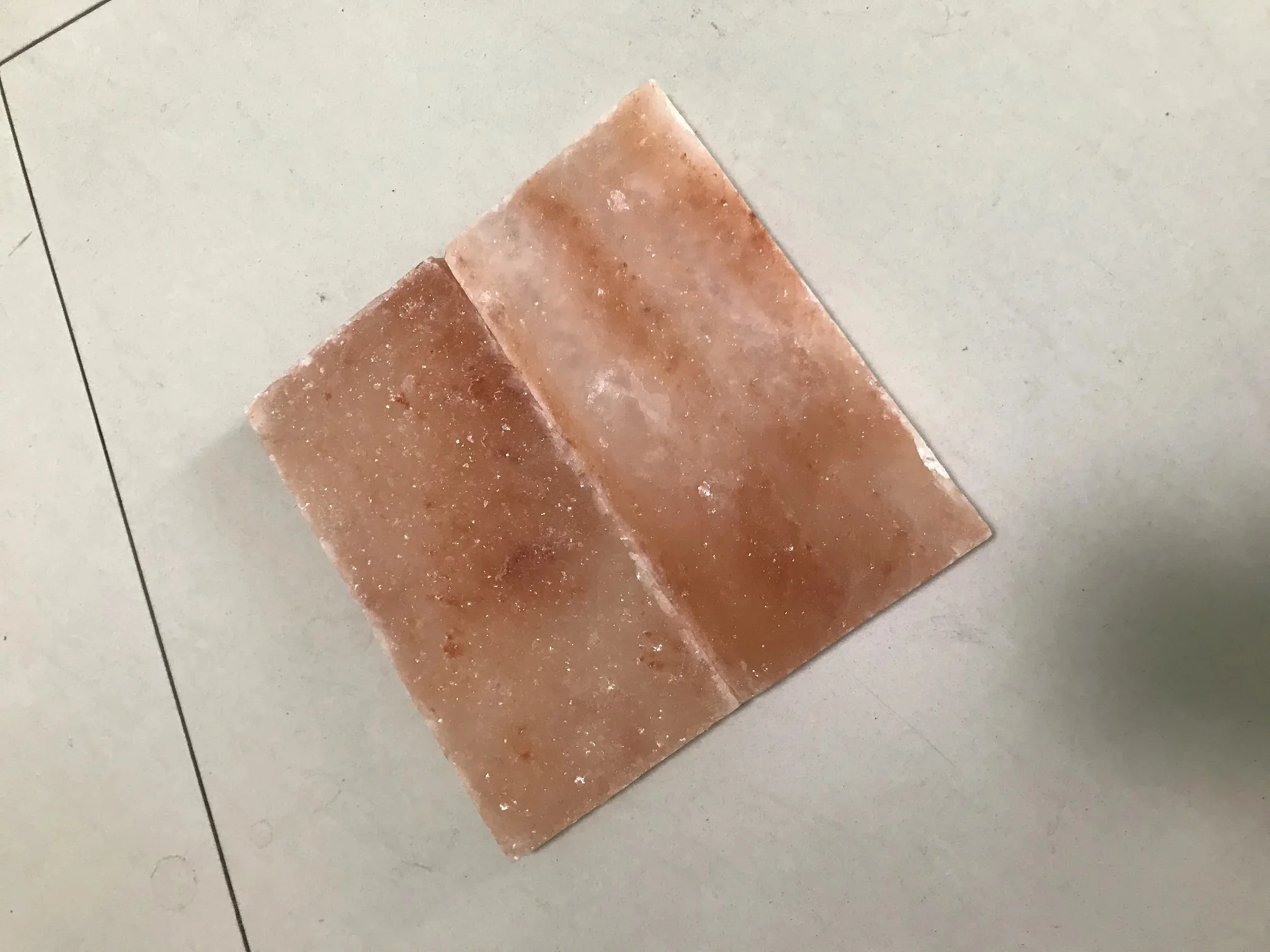 about 20X10X2cm 1 pcs Sweat steaming room material Himalayan Crystal Salt brick