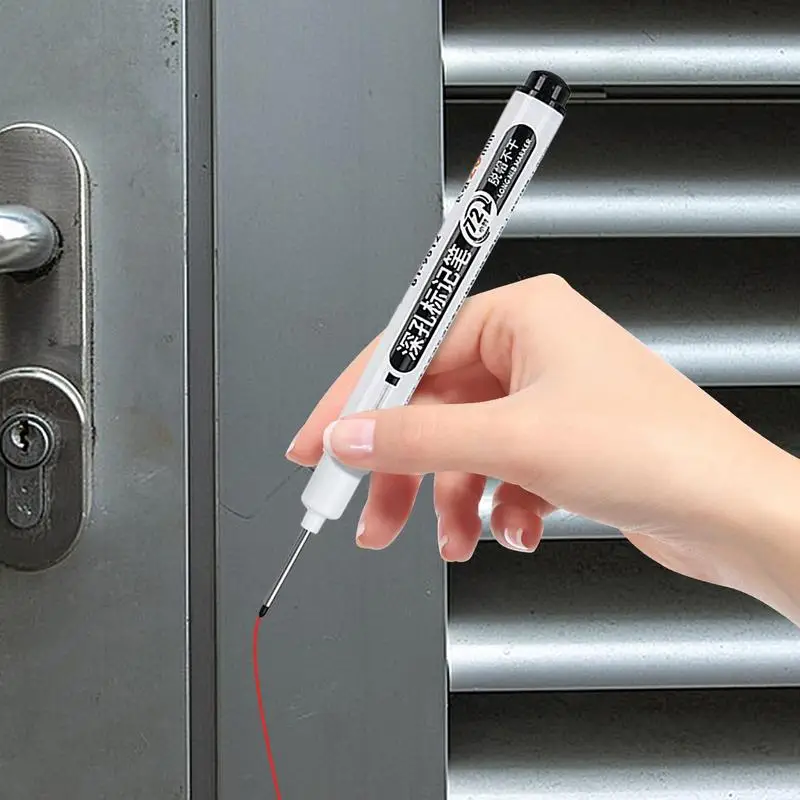 قلم تحديد النجارة الطويل، قلم تحديد متعدد الوظائف، أقلام تحديد بفتحة عميقة، قلم تحديد طويل لأعمال النجارة في الحمام