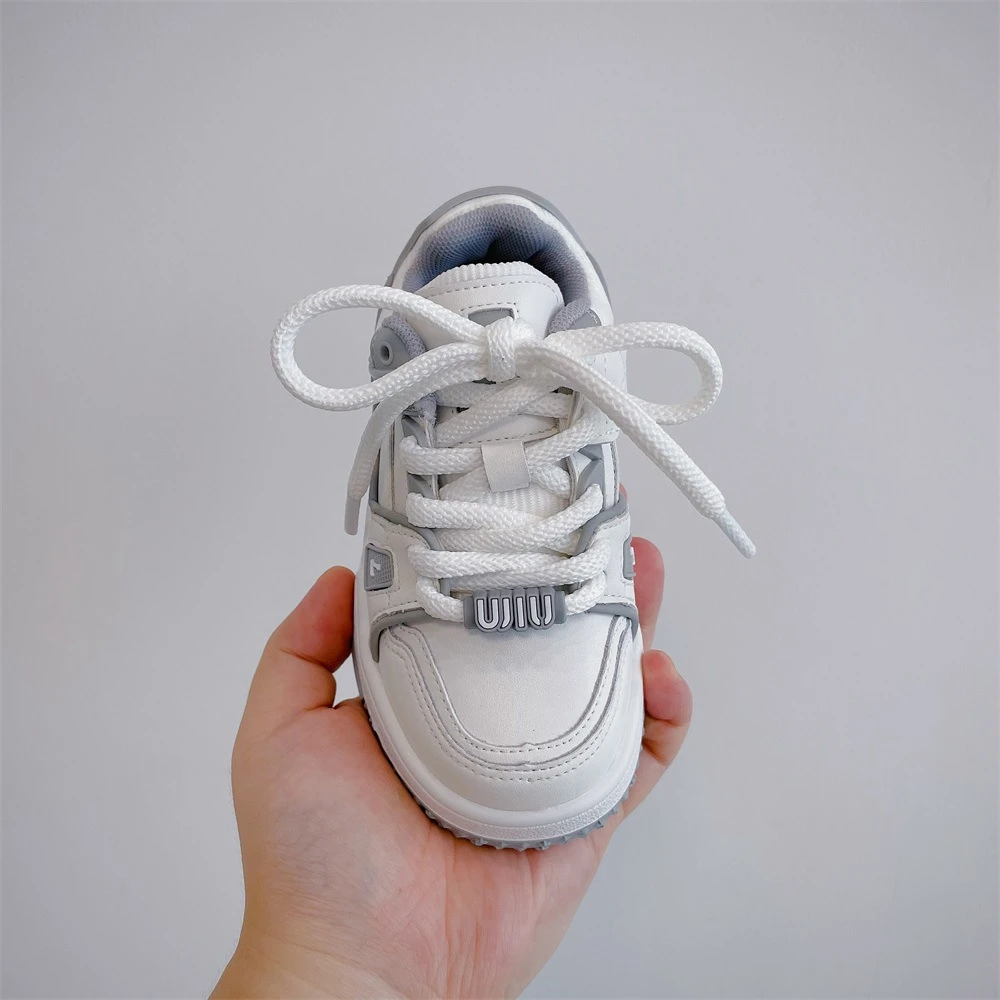 Designer Kids Shoes For Boys Girls Baby White Casual Fashion Sneakers Childrens Walking toddler Sports Trainers Size Eur 26-34