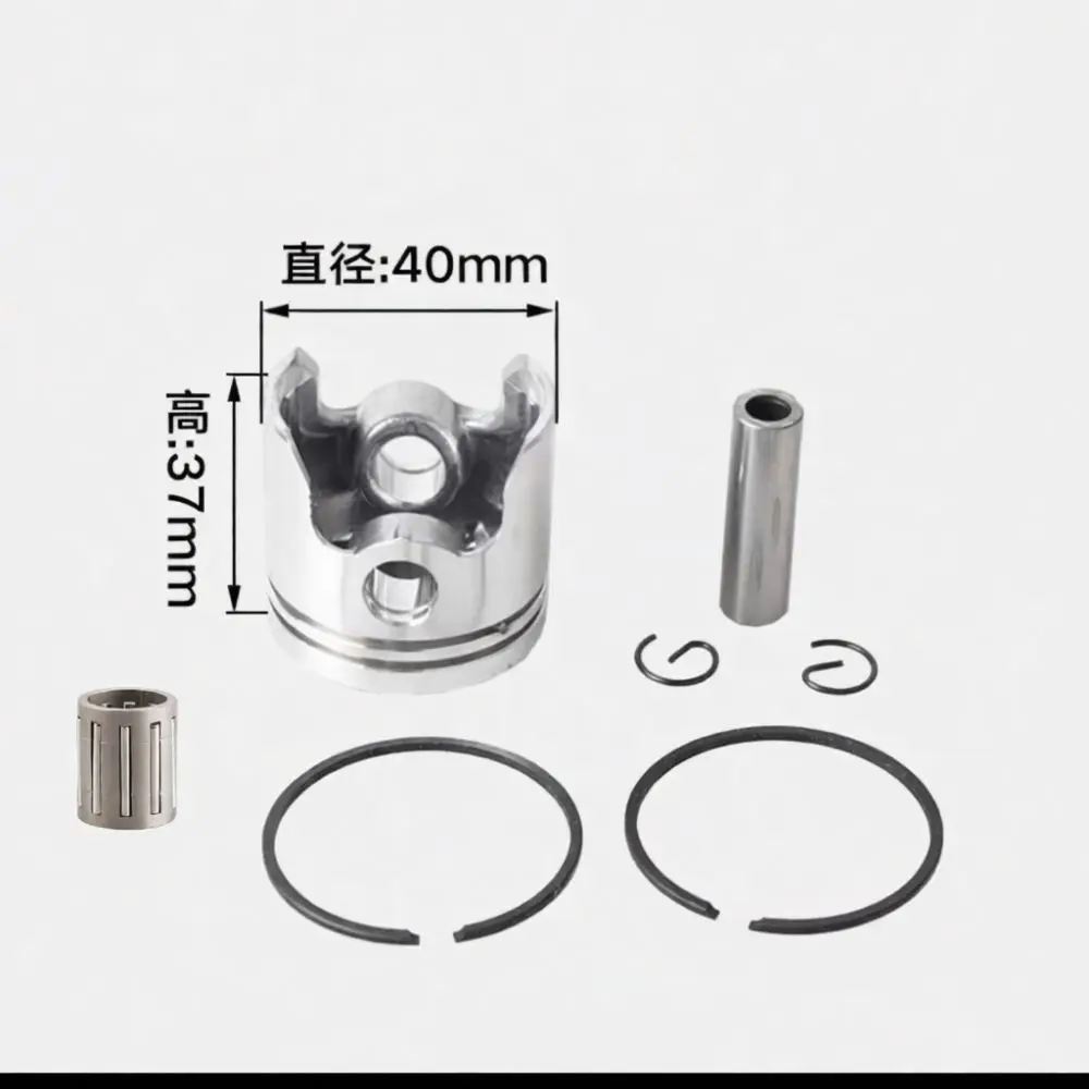 Cylinder Piston Assembly For CG430 CG520 Brush Cutter 43cc 52cc Lawn Mower Engine Parts Kit Garden Power Tool Replacement