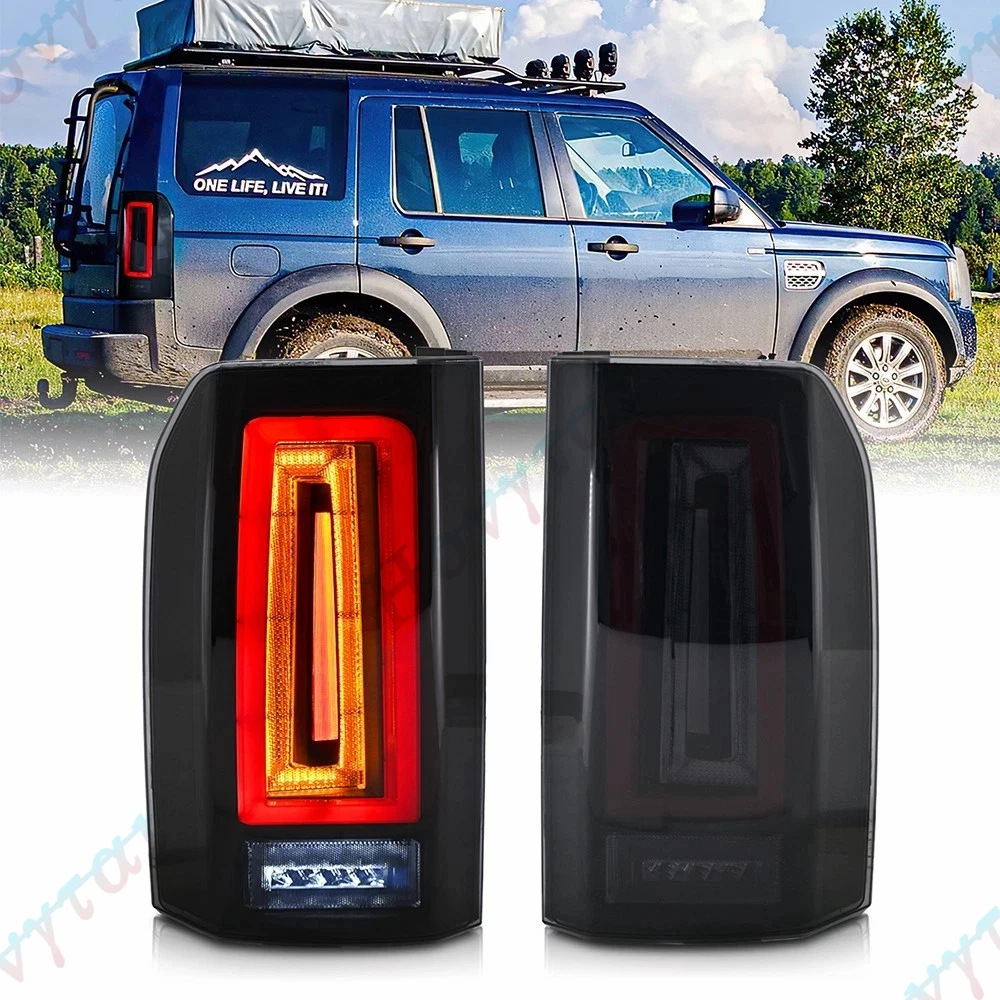 Pair LED Taillight For Land Rover Discovery LR3 LR4 L319 2005-2009 2010-2015 2016 Taillamp Rear Lamp Brake Fog Turn Signal Light