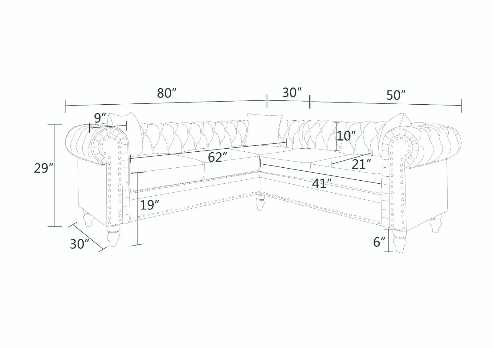 62.5 بوصة الأبيض فلنلت 2 قطعة طقم أريكة مكافحة الحشرات إطار خشبي غرفة المعيشة أريكة مريحة الجلوس الملمس ديكور منزلي فاخر