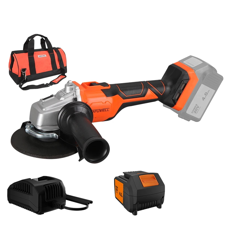 PA4571HB-W-4S-1 20v 4.0ah 4in 125mm Cordless Brushless Variable Adjustable Speed Electric Angle Grinder For Sale