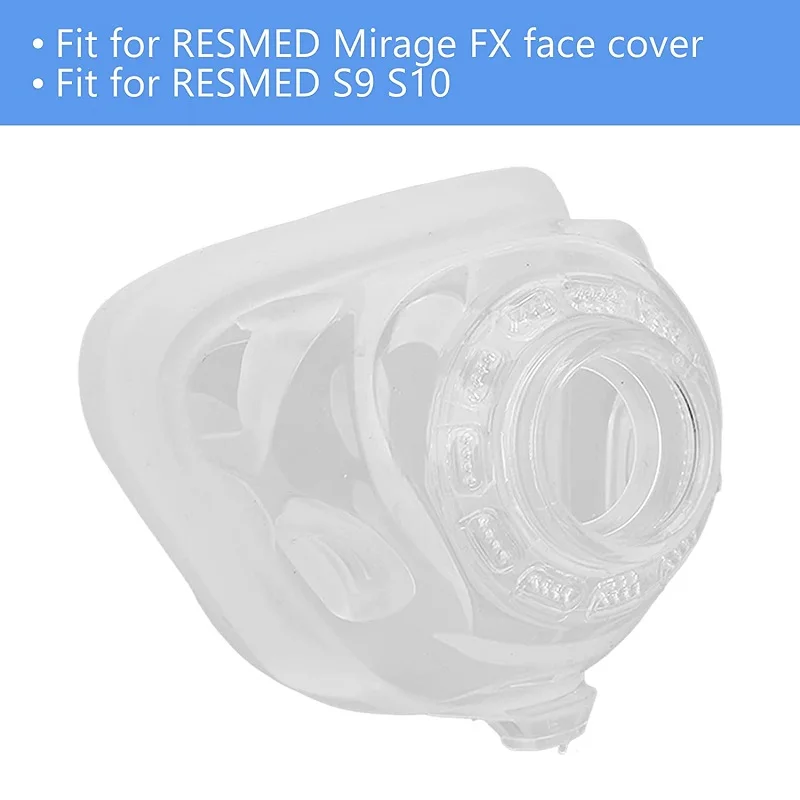 1 PCS  CPAP Replacement Nasal Mask Cushion Pad Accessories Fit for Resmed Mirage FX Nasal Guard For Sleep Apnea Anti Snore