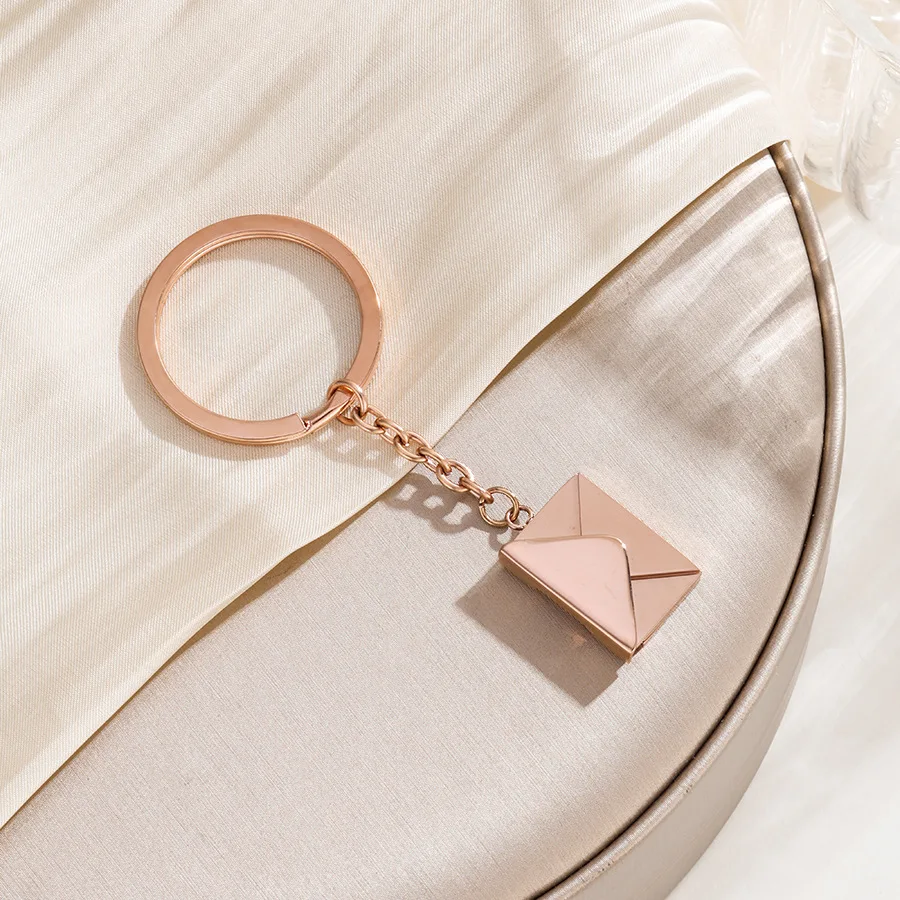 Foreign Trade Envelope Keychain Simple Temperament Elegant Popular Accessories Versatile Female Jewelry Pendant Pendants