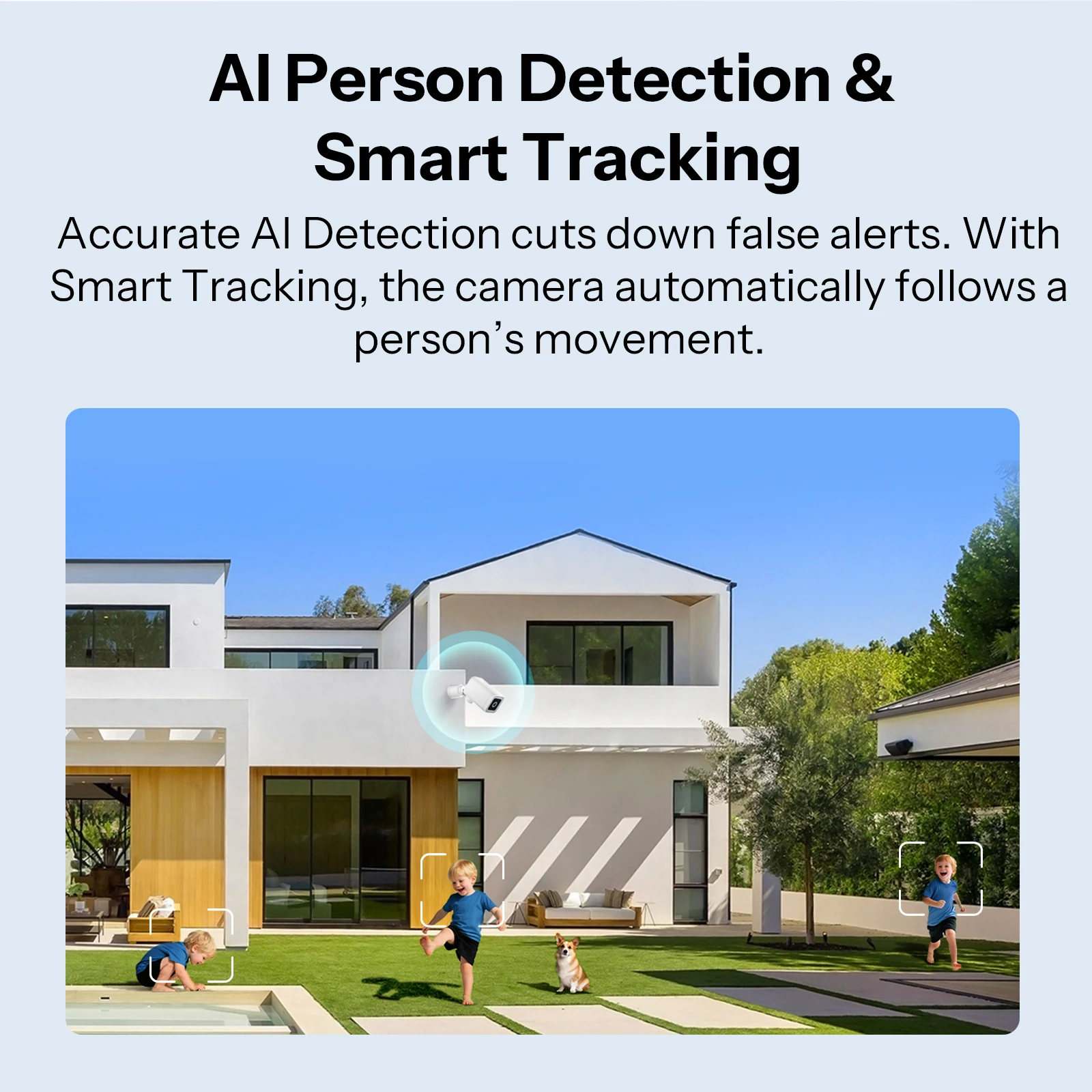 กล้องวงจรปิดอัจฉริยะ SONOFF CAM-B1P 2K HD สำหรับภายนอกอาคาร พร้อมระบบตรวจจับมนุษย์ด้วย AI กันน้ำกันฝุ่นมาตรฐาน IP65 ติดตามอัจฉริยะ มองเห็นภาพสีในเวลากลางคืน