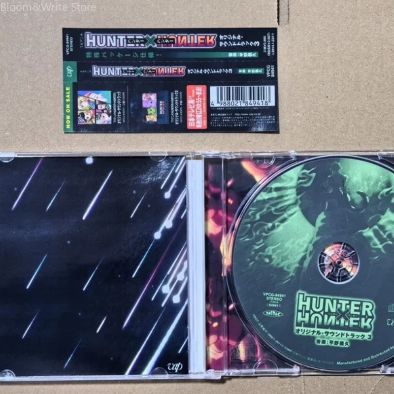 Adventure Anime HUNTER×HUNTER Hirano Yoshihisa Music CD Greatest Hits OST 3 Album Music Record Walkman Car Soundtracks Box Gifts