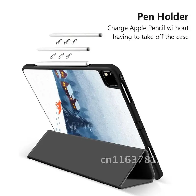 For Xiaomi Pad 5 Case Cover For Mi Pad5 Mi5 Mi Pad 5 Pro 11 inch 2021 Case With Pencil Holder Smart Folding Stand Cover Funda